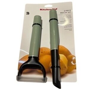 Kitchenaid Peeler 2 Pc.Set Pistachio Green Model # KQ355OHPIA New With tags‎
